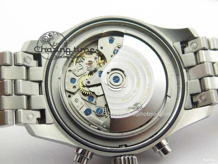 MIROTIME 0519 UrbanChic Pilot Chrono 2016 IW377714 ZF 1:1 Best Edition Blue Dial On SS Bracelet A7750 V 7272